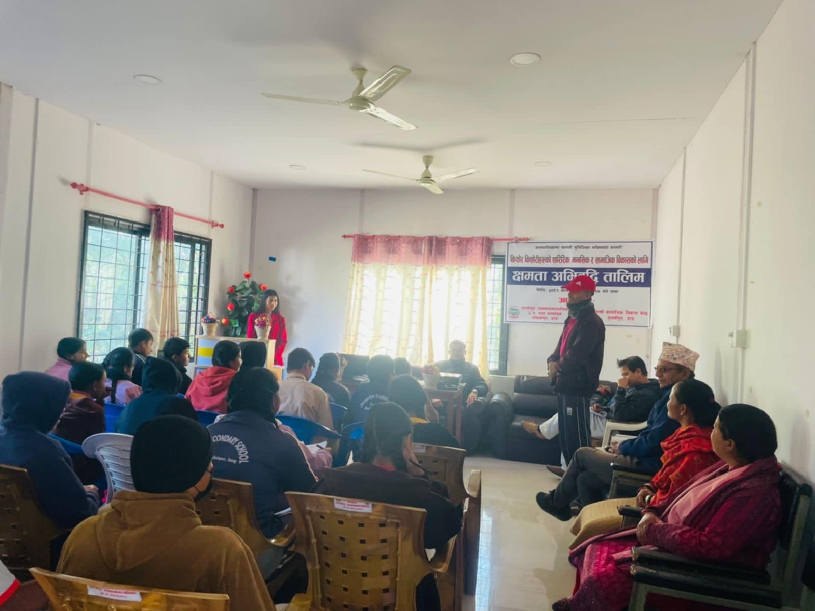 तुलसीपुर २ का किशोर किशोरीहरूलाई ३ दिने क्षमता अभिवृद्धि तालिम